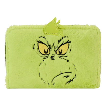 Loungefly New Dr Seuss Plush Grinch Light Up Cosplay Mini Backpack & Wallet Set