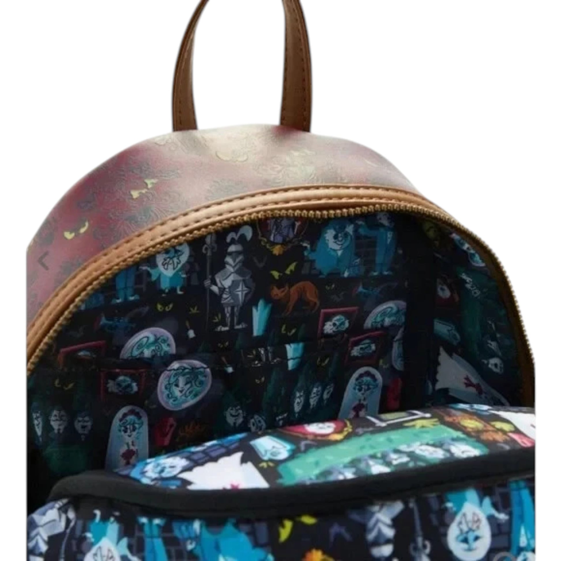 haunted mansion wallpaper mini backpack by loungefly Loungefly Vault Haunted Mansion Stretching Room Portraits Mini Backpac – The Bag Dude