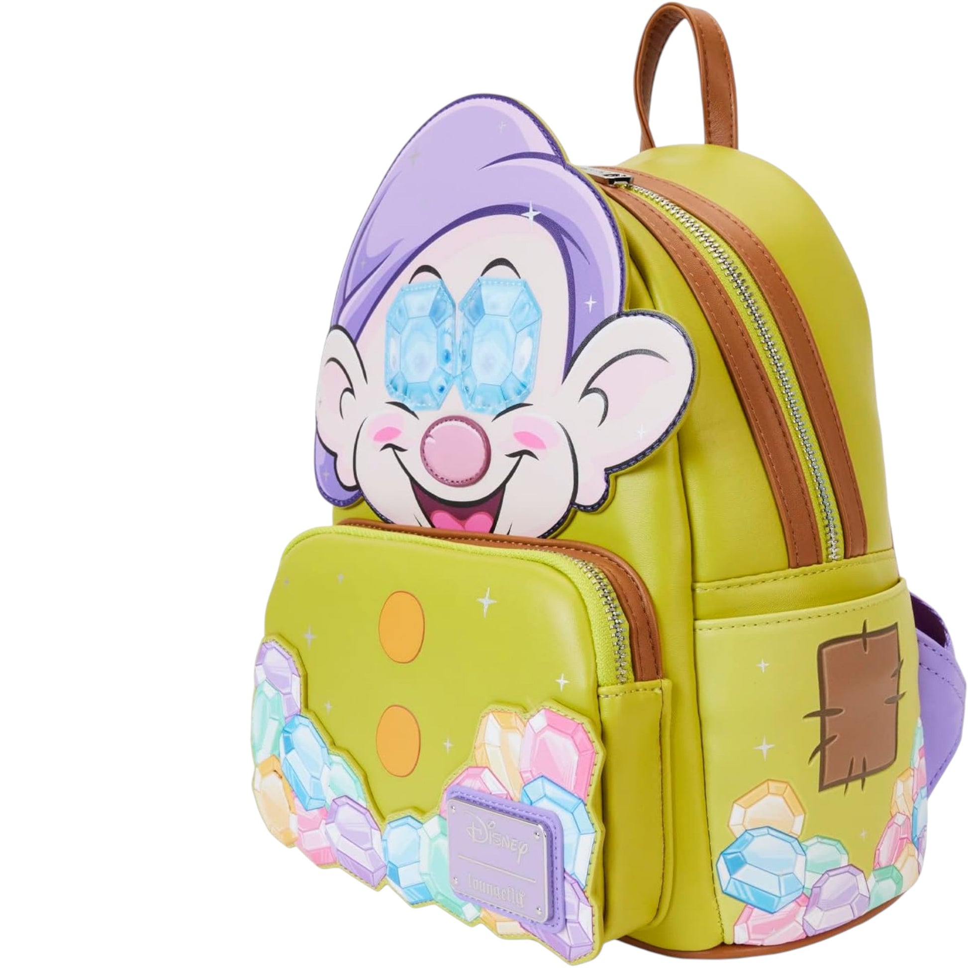 Backpack with Diamond Dopey  character face on a white background