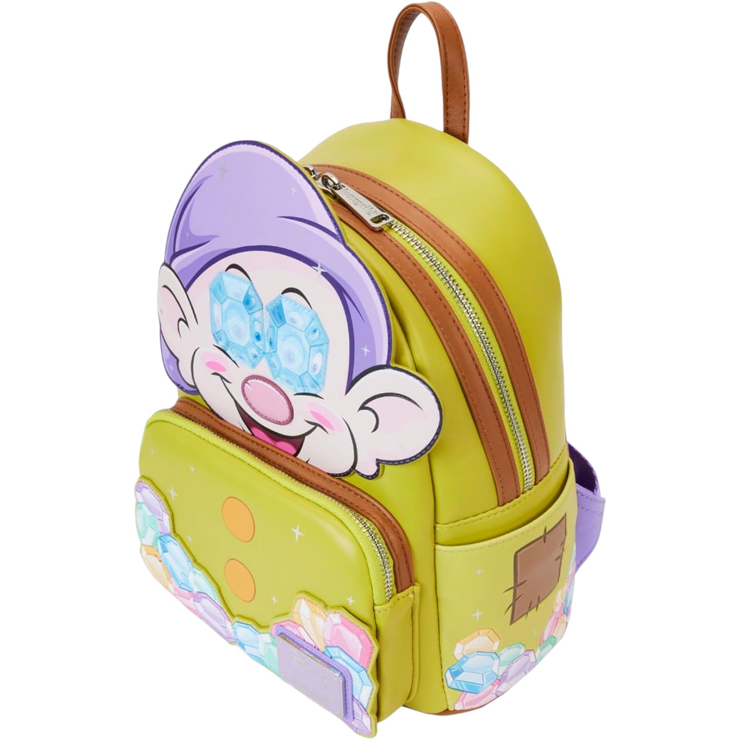 Backpack with Diamond Dopey  character face on a white background
