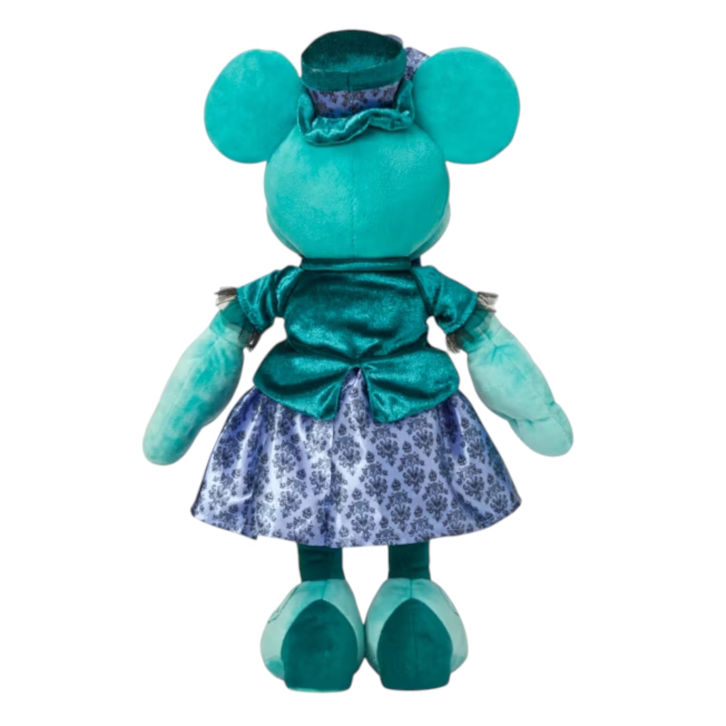 Minnie Mouse: The Main Attraction Haunted Mansion Plush toy on a white background
