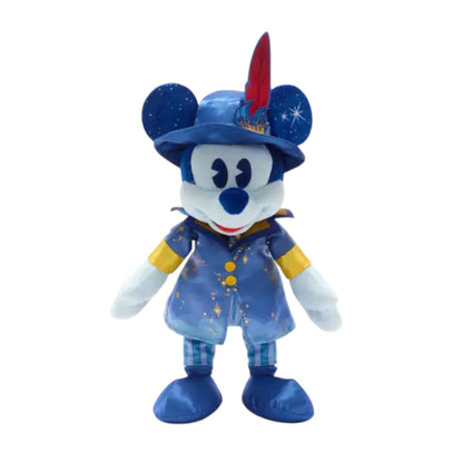 Mickey Mouse: The Main Attraction Peter Pan's Flight Plush in a blue outfit with a red hat on a white background