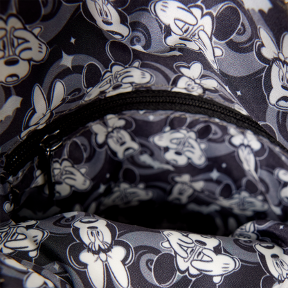 Loungefly New Mickey & Minnie Mouse Ghost Glow Figural Crossbody Bag
