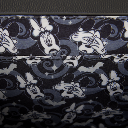 Loungefly New Mickey & Minnie Spiderweb & Bats Crossbody Bag