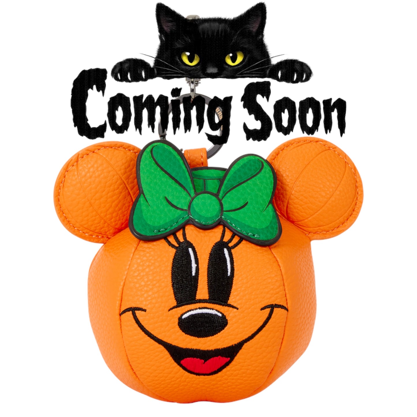 Loungefly New Minnie Mouse Pumpkin Keychain Charm