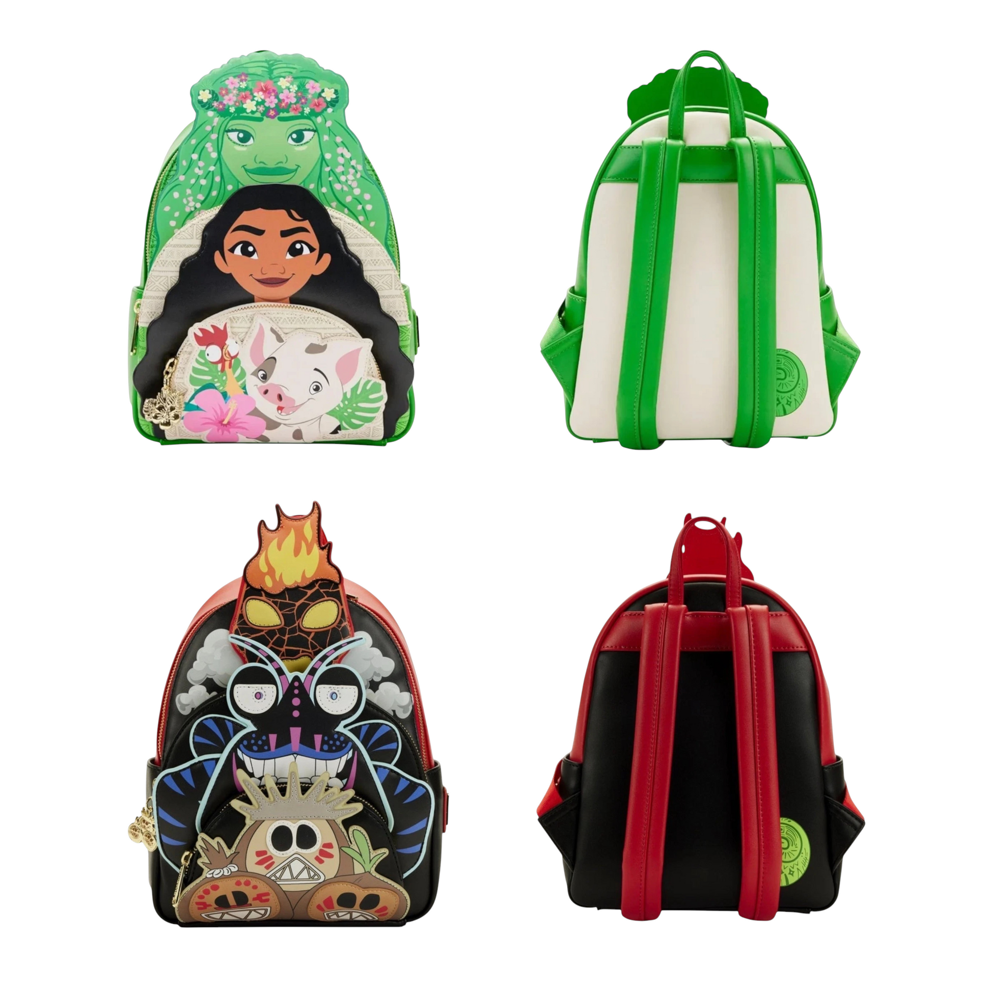 Loungefly Vault Moana & Friends Trio & Moana Villains Trio Mini Backpa – The Bag Dude