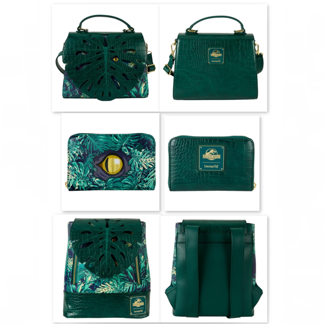 Loungefly Vault Jurassic World Jungle Velociraptor Complete Bundle