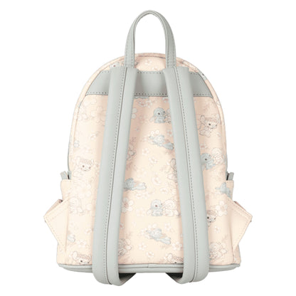 Backpack with Stitch & Angel Cherry Blossom  pattern on a white background