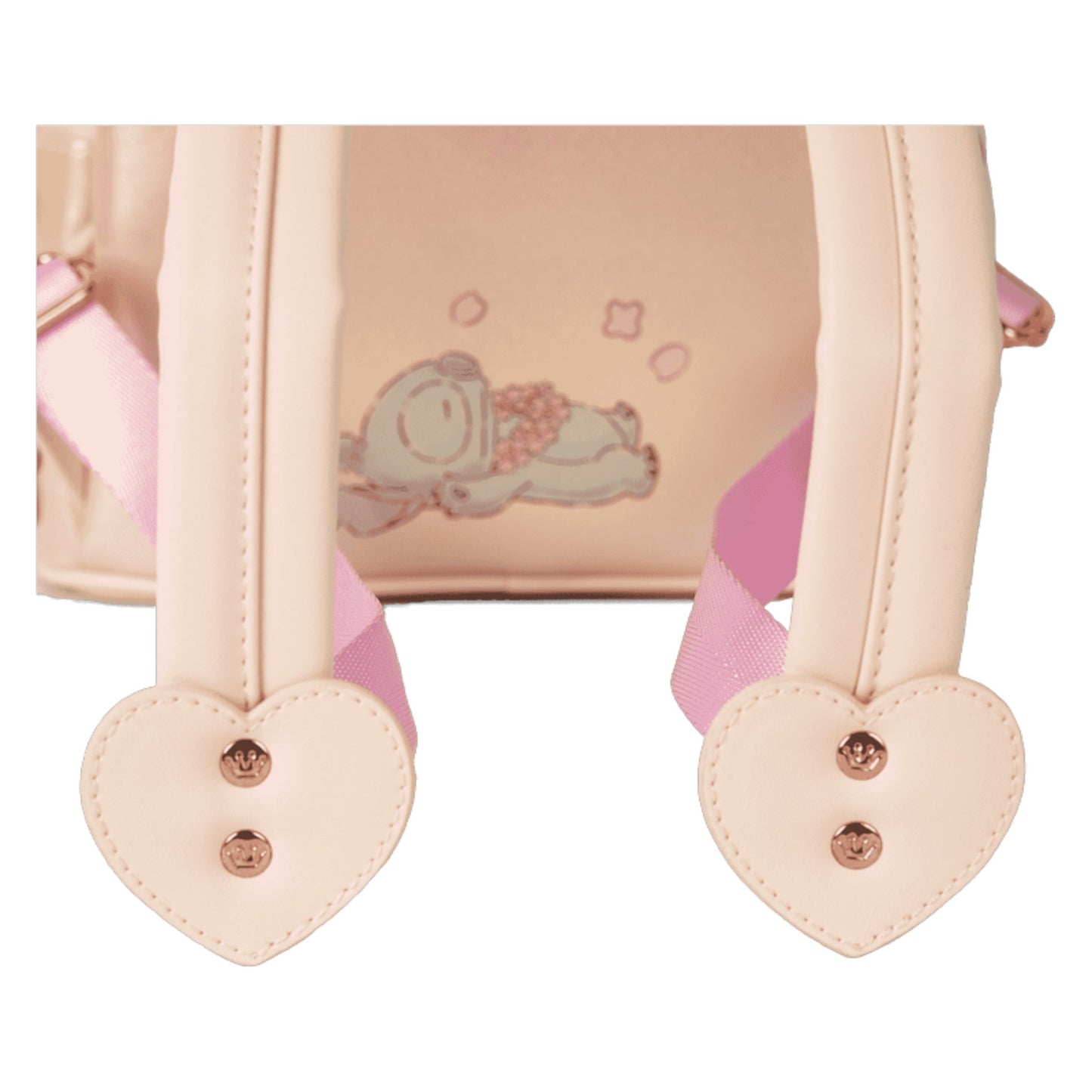 Loungefly Stitch & Angel Cherry Blossom Heart Mini Backpack