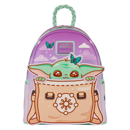 Loungefly The Mandalorian Grogu Butterfly Mini Backpack