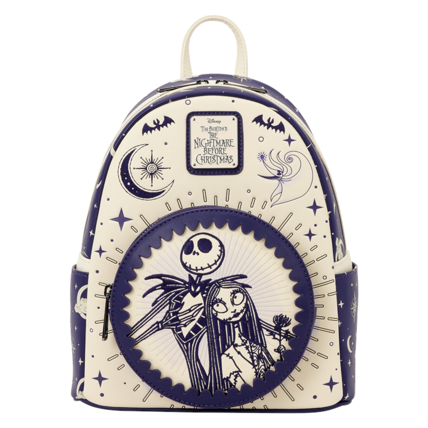 Loungefly New The Nightmare Before Christmas Jack Skellington & Sally Night Sky Mini Backpack