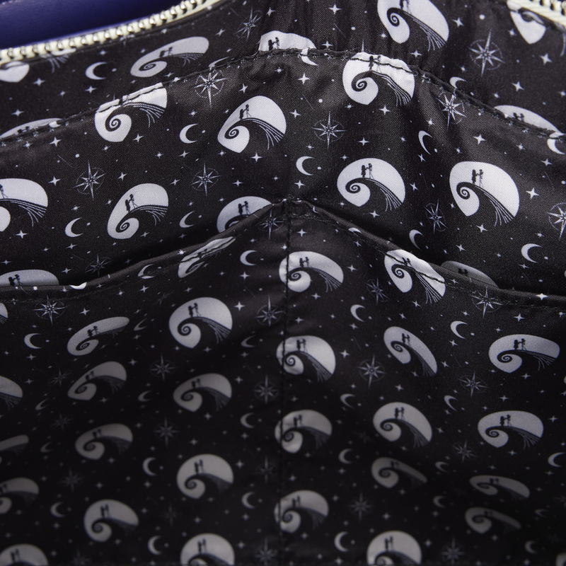 Loungefly New The Nightmare Before Christmas Jack Skellington & Sally Night Sky Convertible Backpack and Tote Crossbody Bag