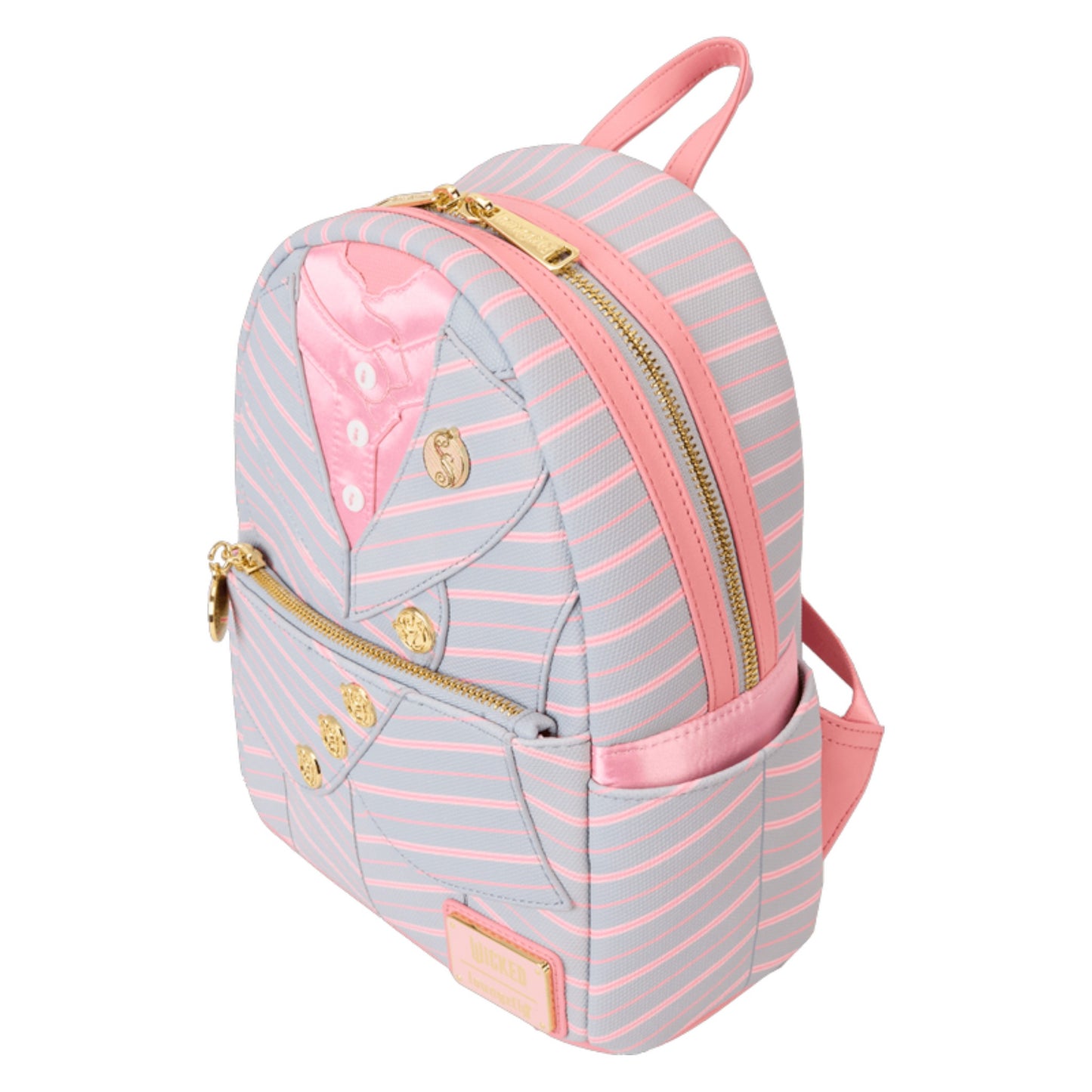 Backpack withGlinda Shiz University Uniform pattern on a white background