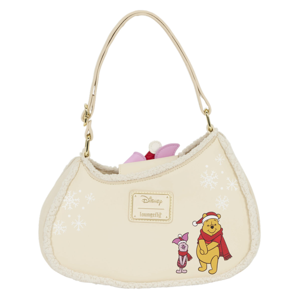 Loungefly New Winnie the Pooh and Piglet Holiday Crossbody Bag