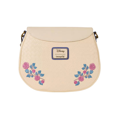 Loungefly Disney Sleeping Beauty Aurora & Prince Phillip Floral Crossbody Bag