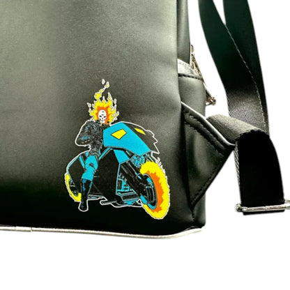 Loungefly Marvel Ghost Rider Glow in the Dark Cosplay Mini Backpack