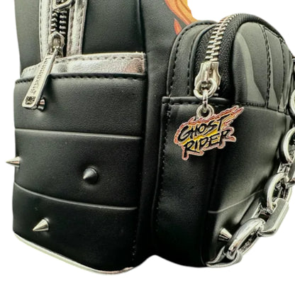 Loungefly Marvel Ghost Rider Glow in the Dark Cosplay Mini Backpack
