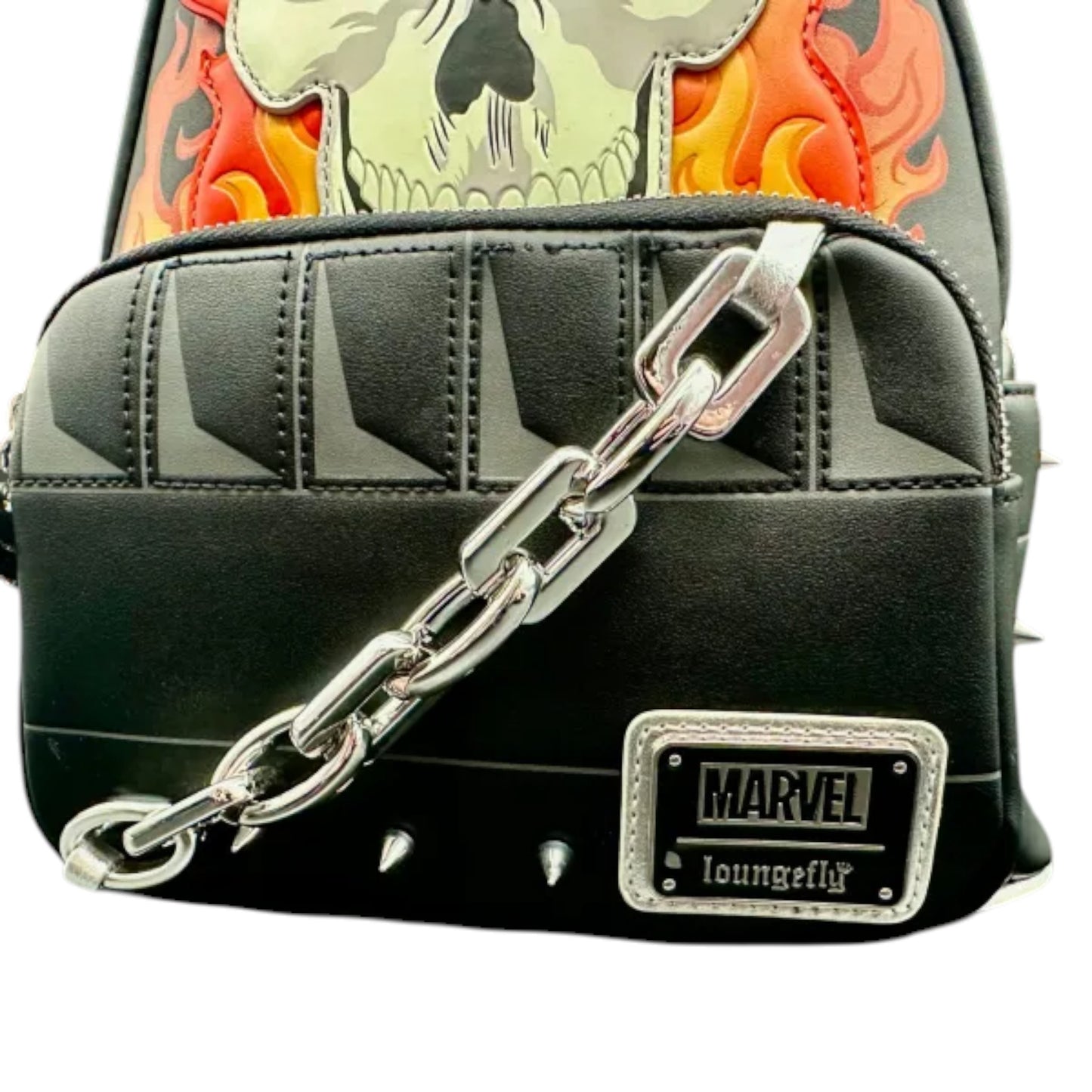 Loungefly Marvel Ghost Rider Glow in the Dark Cosplay Mini Backpack