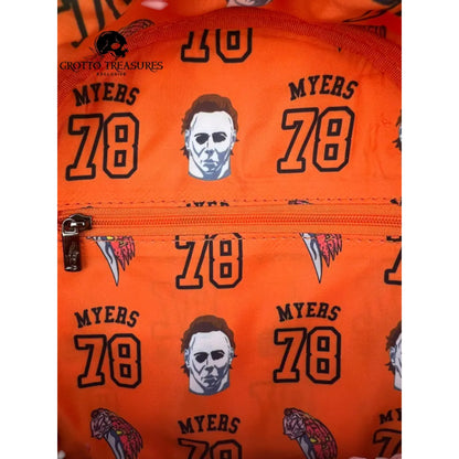 Loungefly Halloween Team Michael Myers Jersey Cosplay Mini Backpack