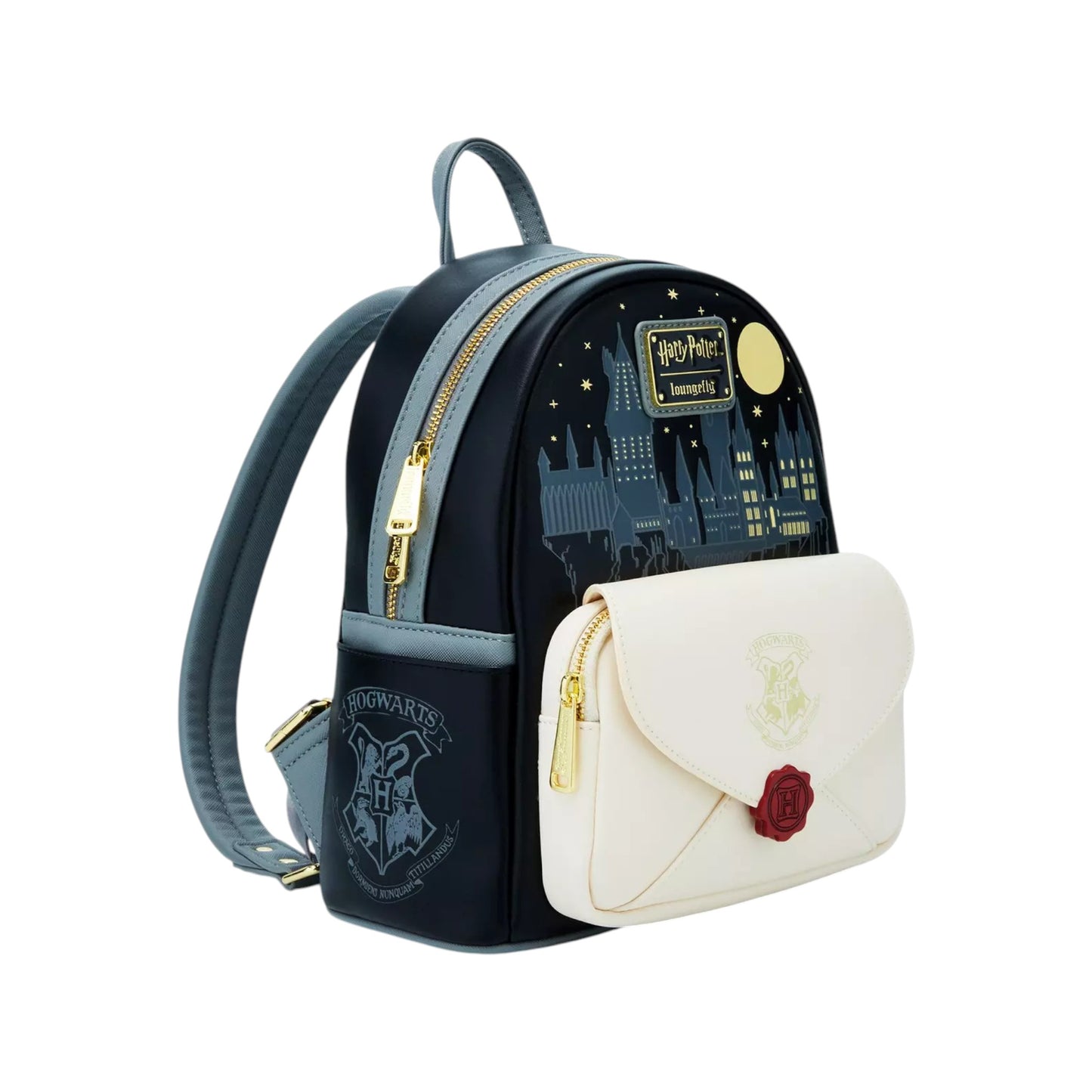 Loungefly Harry Potter Hogwarts Letter Glow in the Dark Mini Backpack