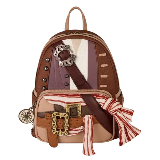 Loungefly Disney Jack Sparrow Pirates of the Caribbean Cosplay Mini Backpack The Bag Dude
