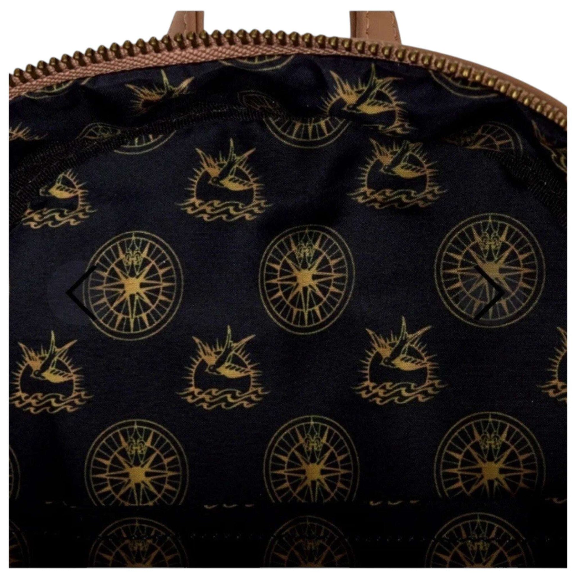 Loungefly Disney Jack Sparrow Pirates of the Caribbean Cosplay Mini Backpack The Bag Dude