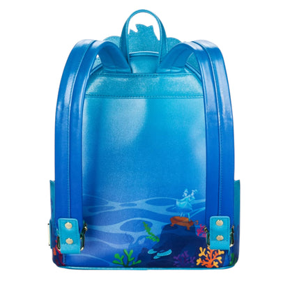 Loungefly Disney Parks The Little Mermaid 35th Anniversary Glow in the Dark Mini Backpack