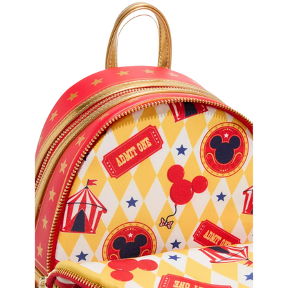 Loungefly Vault Disney Mickey Mouse & Friends Circus Mini Backpack