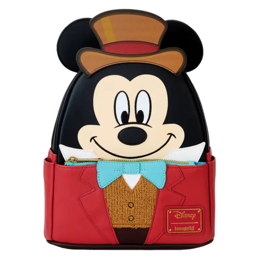 Loungefly Exclusive Limited Edition Mickey Mouse Christmas Carol Bob Cratchit Cosplay Mini Backpack