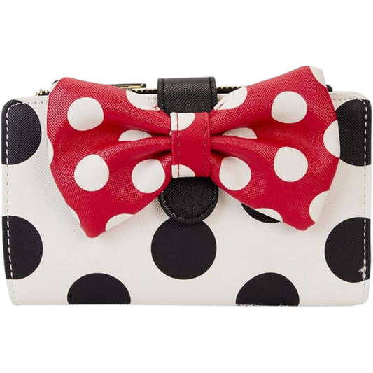 Loungefly Disney Minnie Mouse Rocks the Dots Classic Flap Wallet The Bag Dude