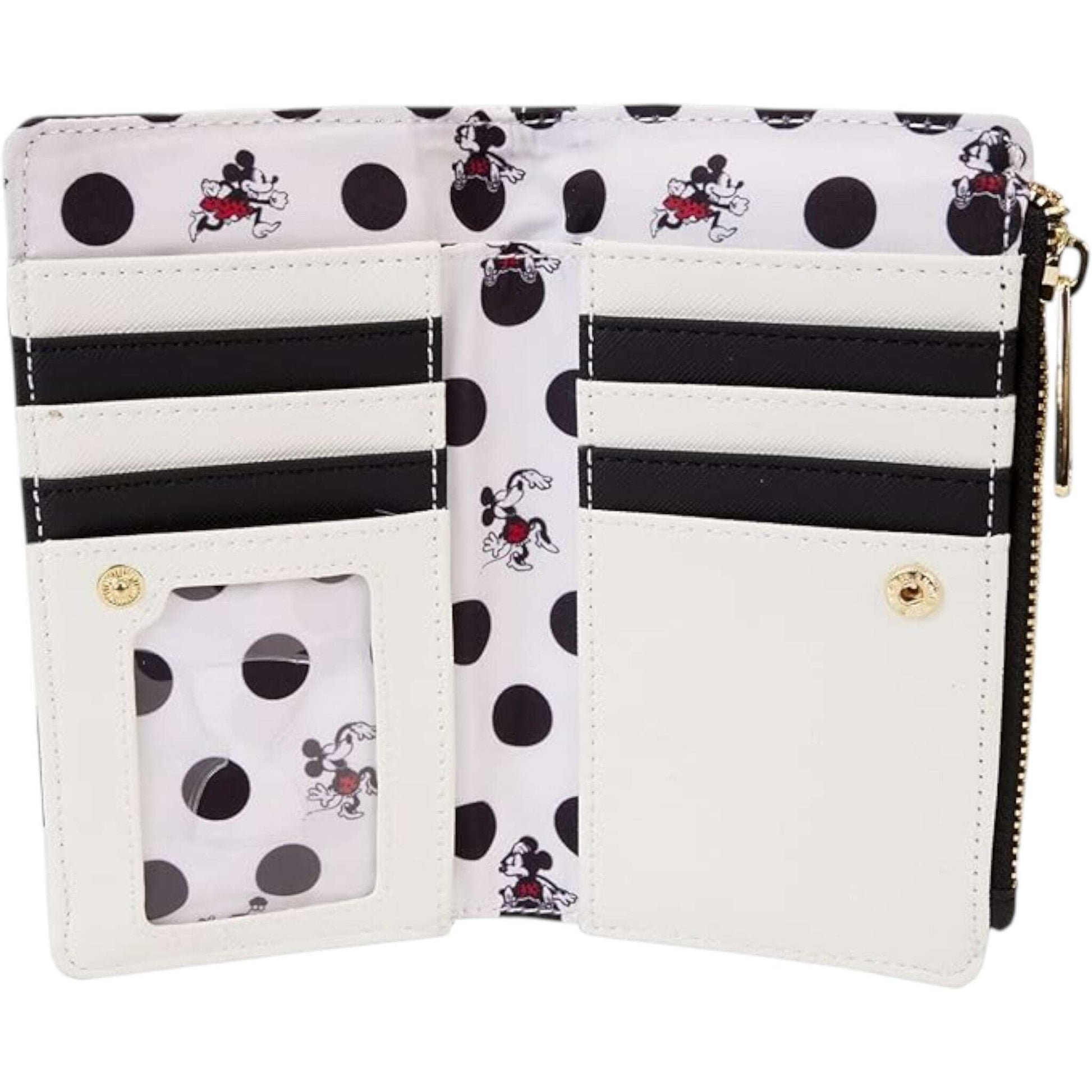 Loungefly Disney Minnie Mouse Rocks the Dots Classic Flap Wallet The Bag Dude