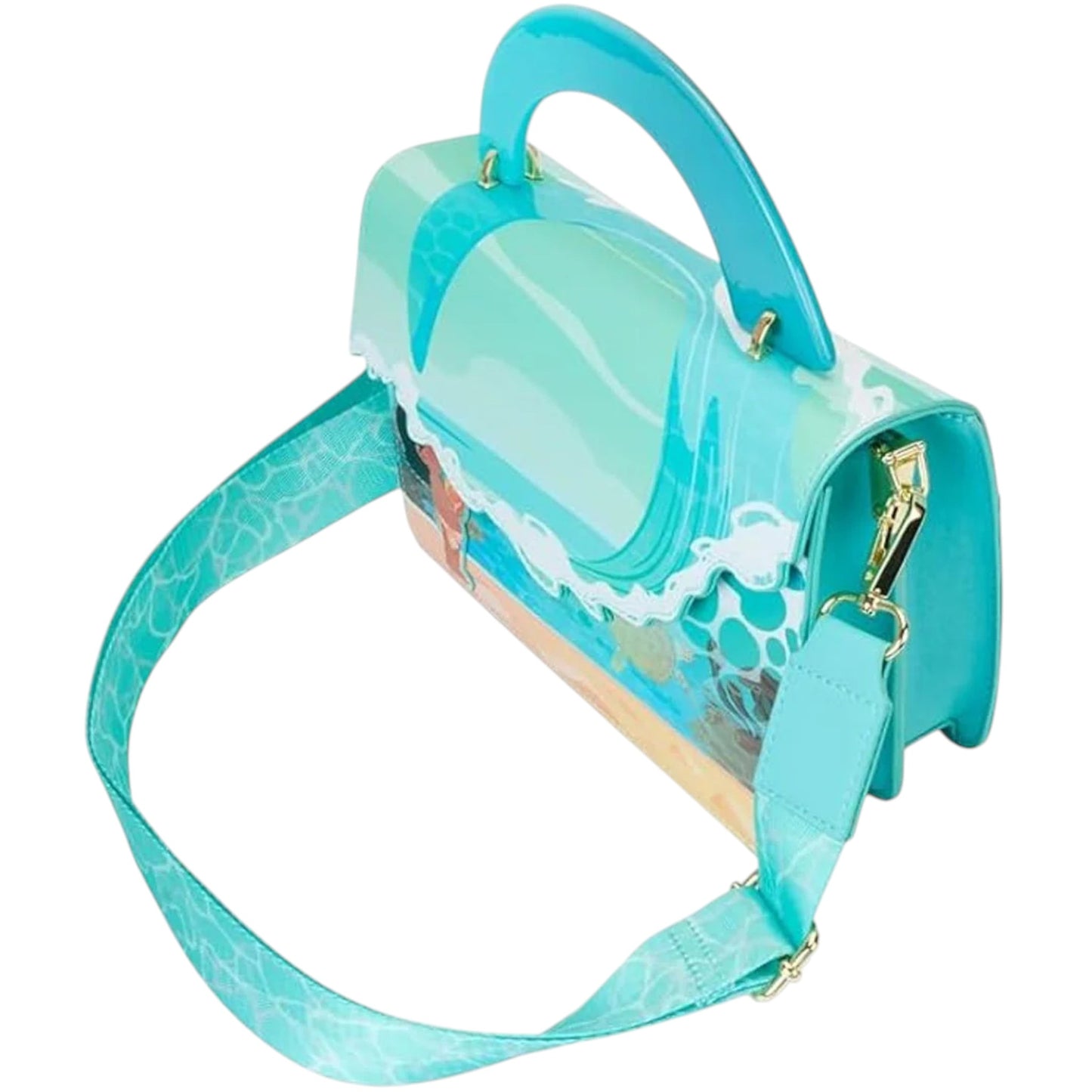 Loungefly Disney Moana Ocean Waves Crossbody Bag