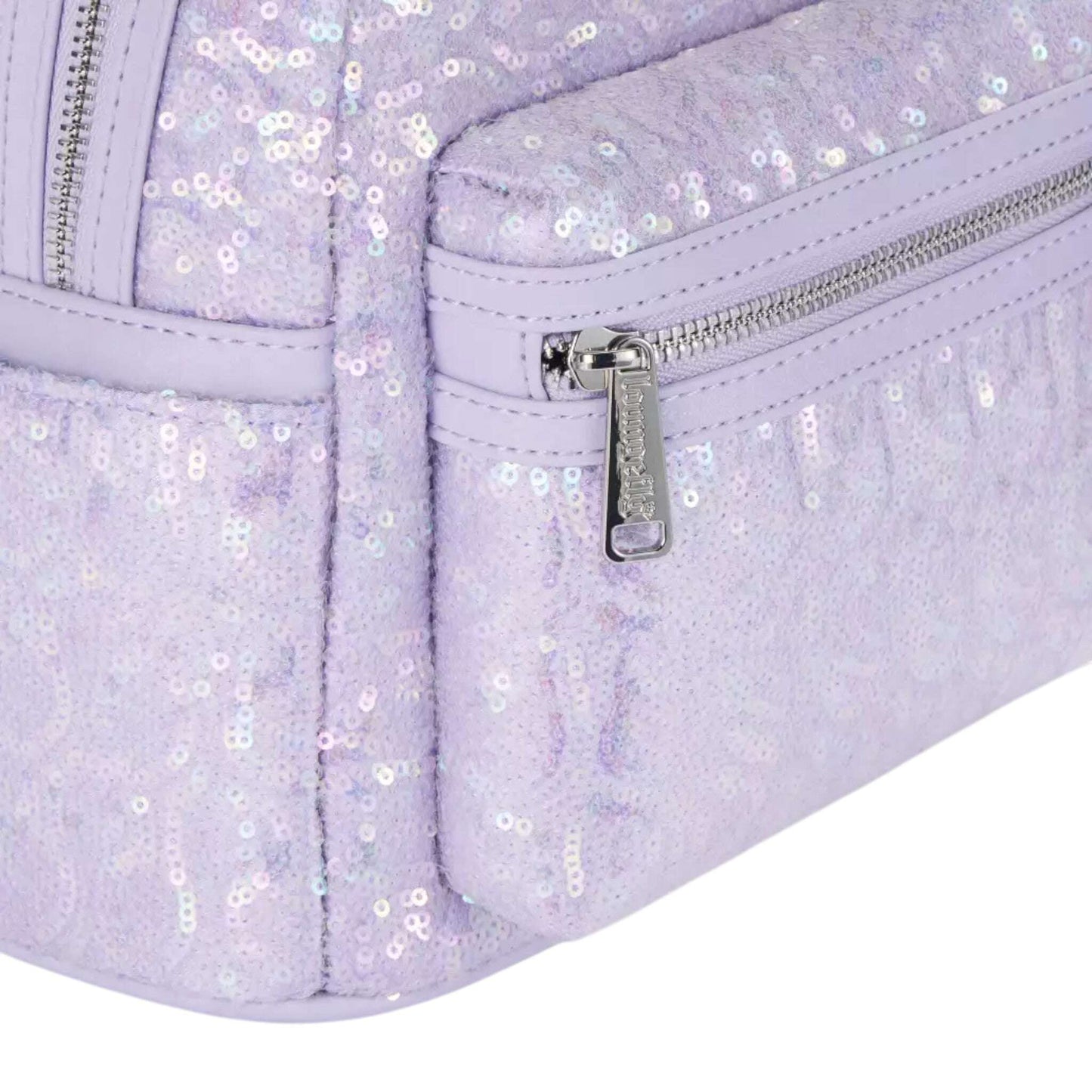 Loungefly Disney Parks 2025 Sequin Opalescent Lavender Mini Backpack The Bag Dude