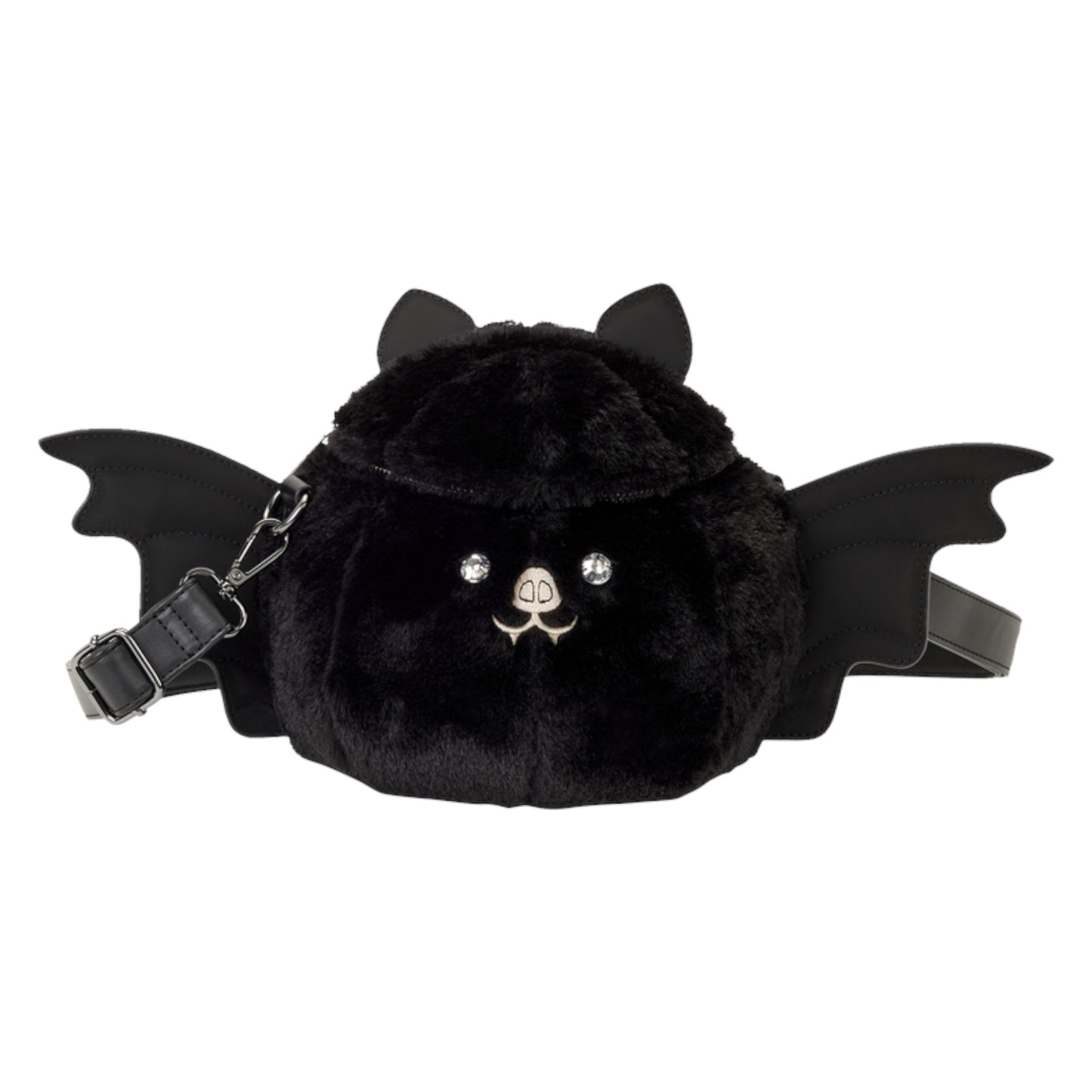 Loungefly Bat Figural Plush Crossbody Bag
