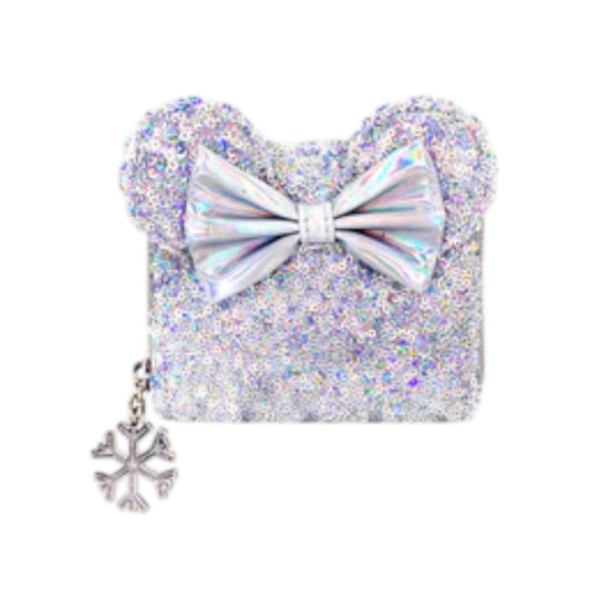 Loungefly X LASR Exclusive Disney Minnie Mouse Holographic Sequin Wallet The Bag Dude
