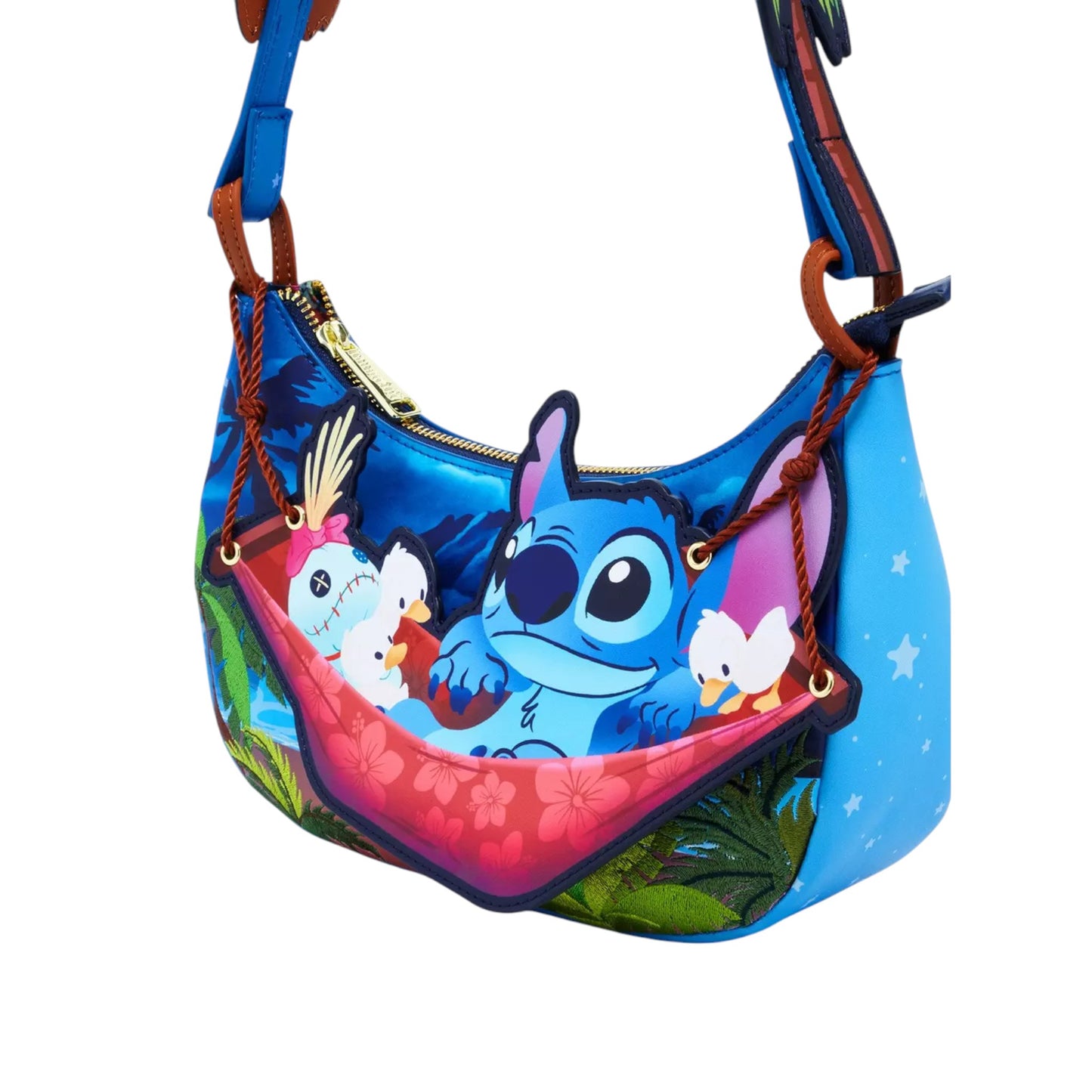 Loungefly Disney Stitch Camping Crossbody Bag
