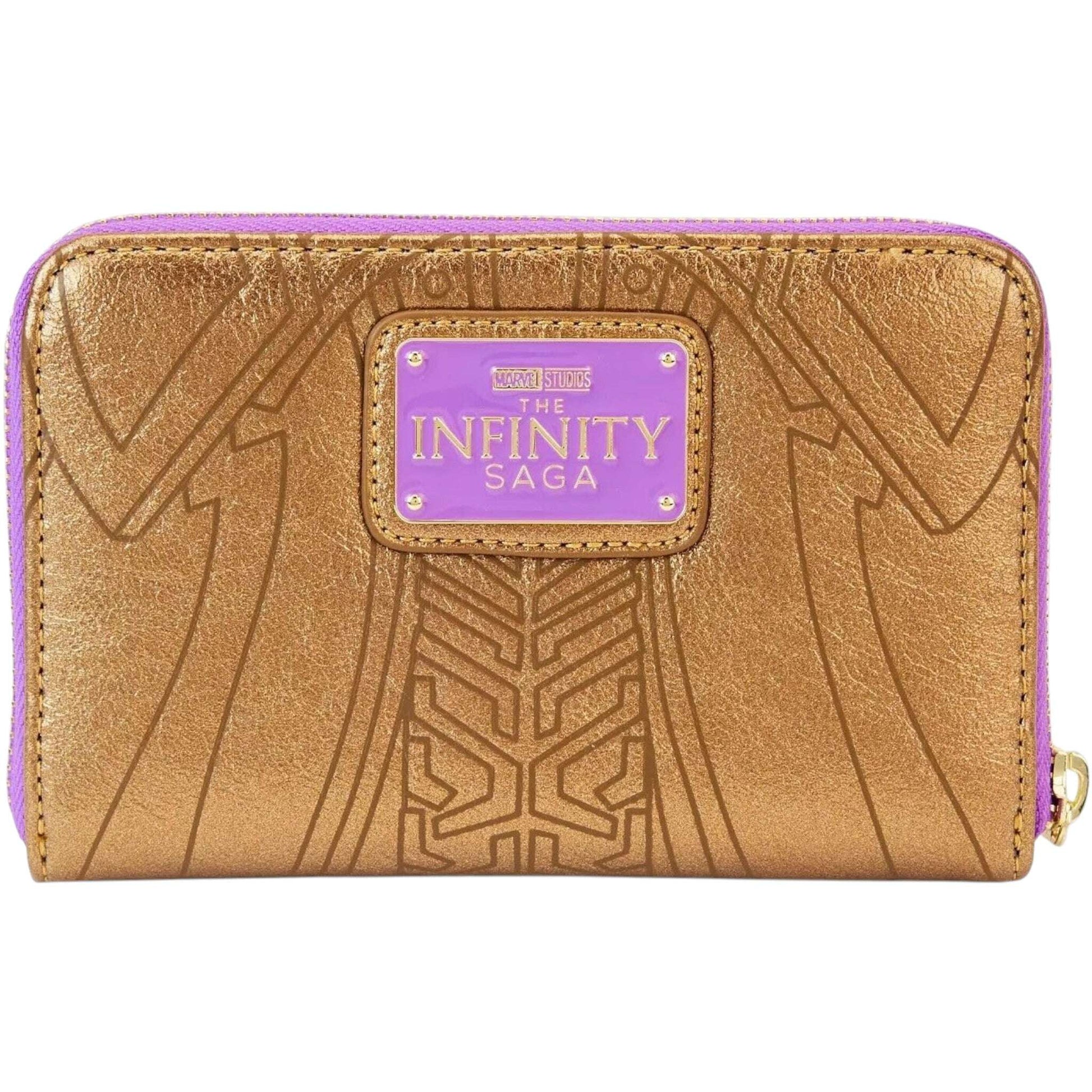 Loungefly Marvel Metallic Thanos Gauntlet Zip Around Wallet The Bag Dude