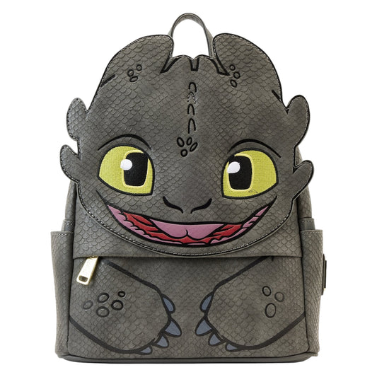 Loungefly DreamWorks How To Train Your Dragon HTTYD Toothless Grey Cosplay Mini Backpack