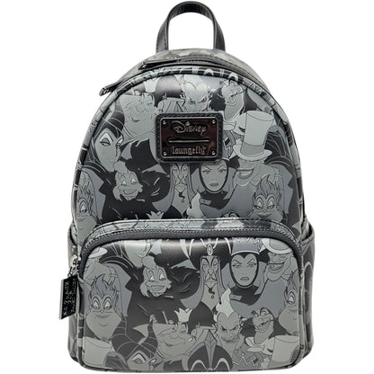 Loungefly Disney Villains Debossed All Over Print Mini Backpack